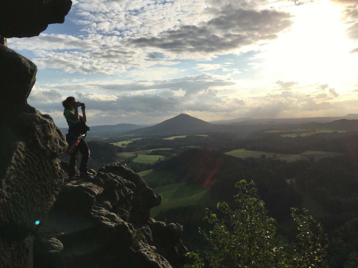 Ferienhaus Winterbergblick, Saechsische Schweiz Hinterhermsdorf Buitenkant foto